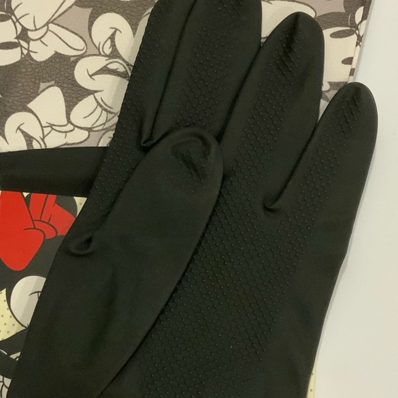 Disney Minnie Mouse Cleaning Multi Purpose Latex Gloves Black One Size Unisex - Picture 6 of 6
